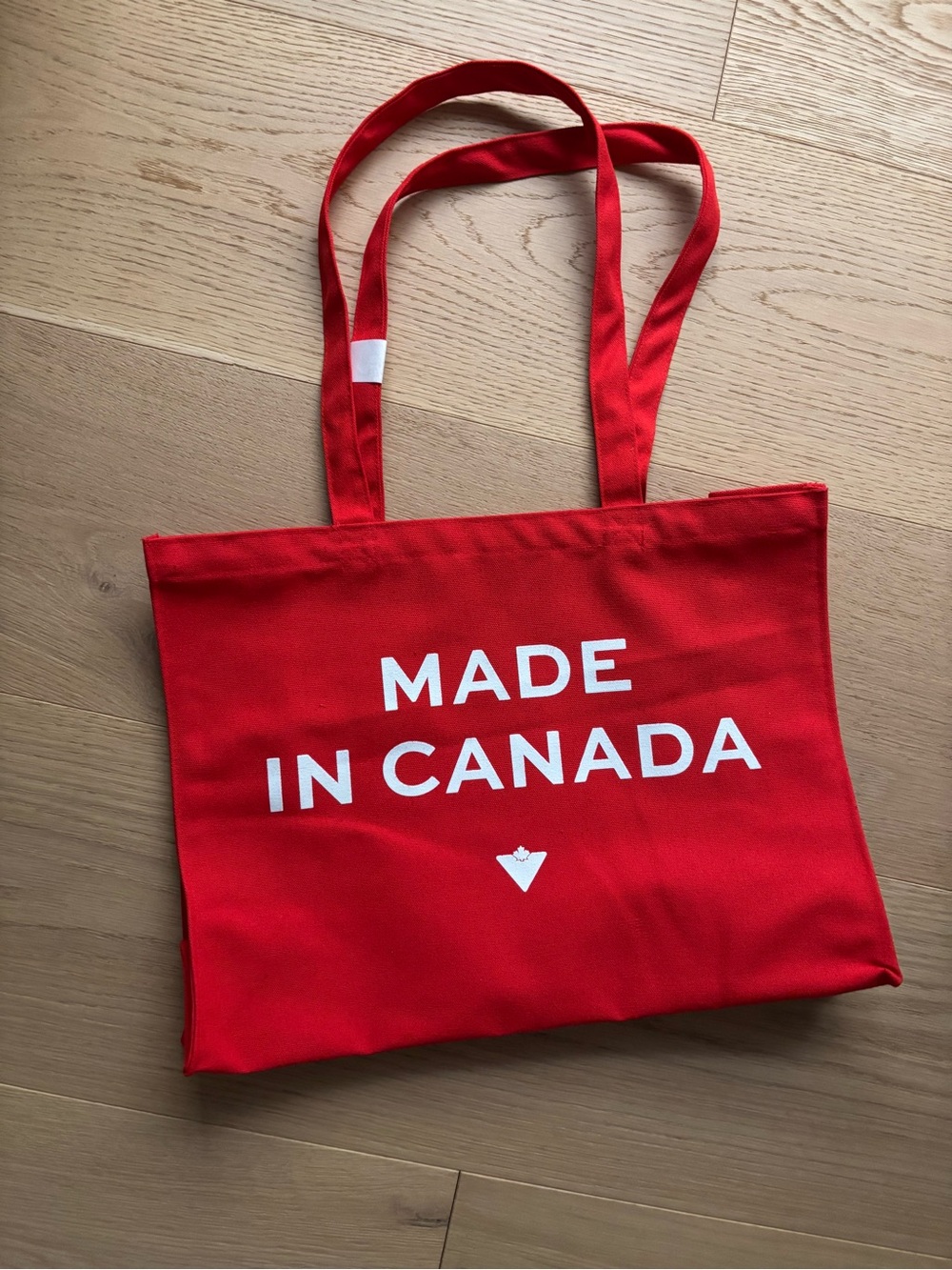 NEW Canadian Tire “Made In Canada” Reusable Tote Bag, Red